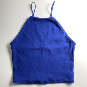 Pacsun Blue Halter Tank Top